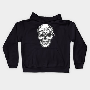 Skull Funny Design Kids Hoodie